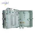 FTTH012A Material ABS 2 portas de entrada 12 portas de saída engenheiro de fibra de plástico odf rescisão